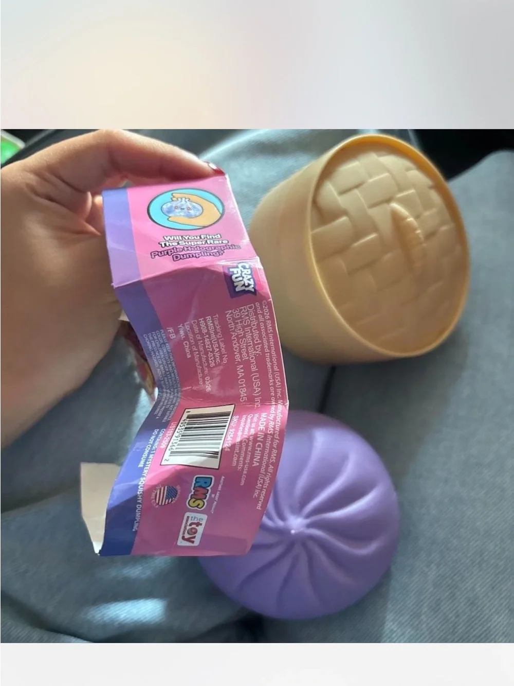 Purple Dumpling Squishy Toy
